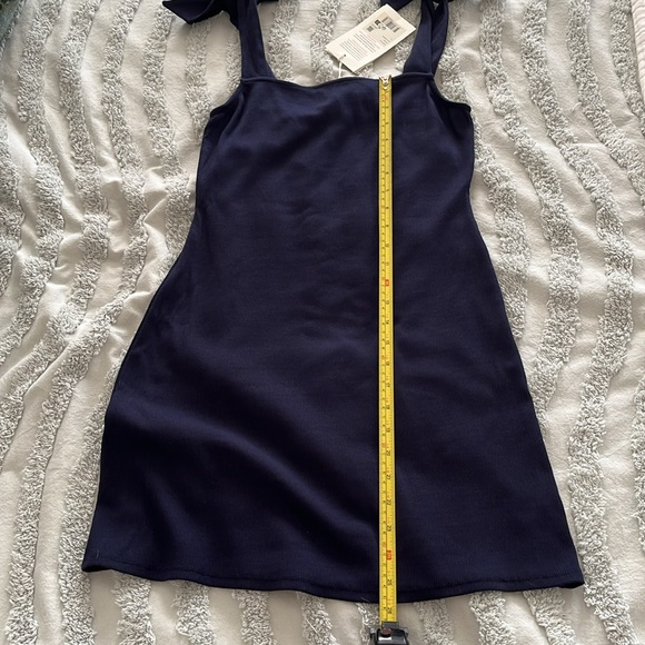 Sezane Evie dress in navy - Picture 9 of 10
